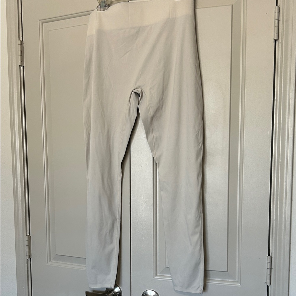Forever 21 Cream High-Waisted Leggings - Picture 5 of 10